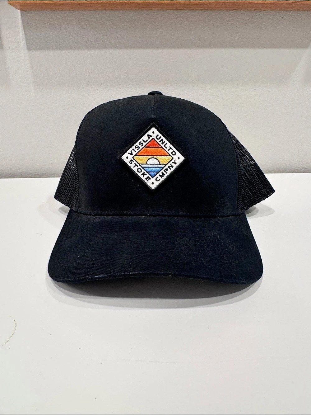 Vissla Solid Sets Eco Trucker Hat Black